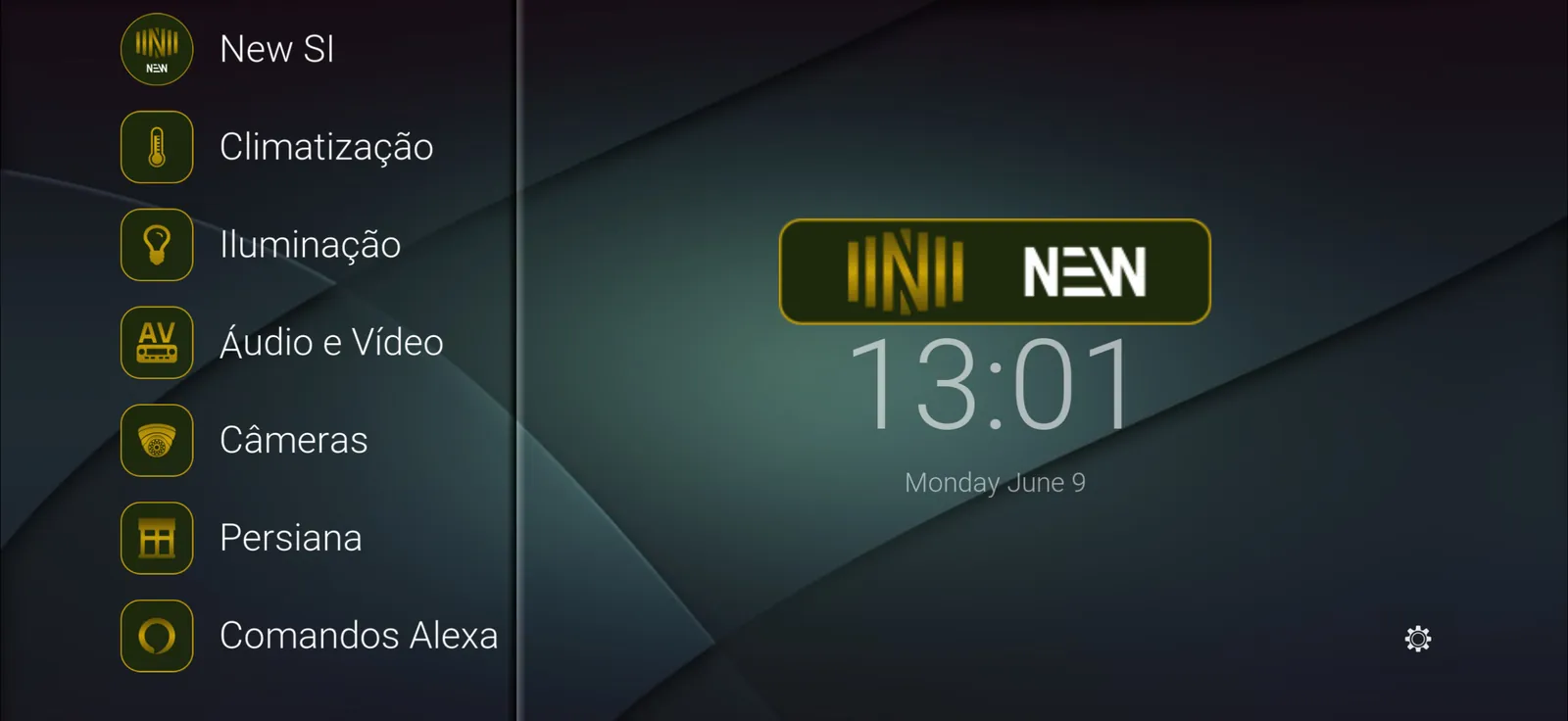 New SI app home screen with the house’s systems