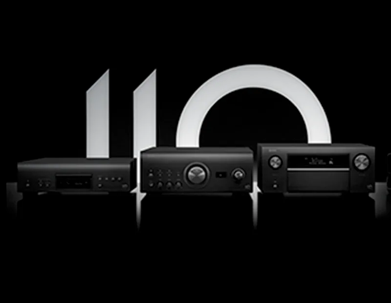 Receivers Denon da edição comemorativa de 110 anos